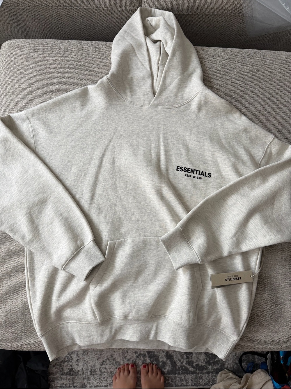 ESSENTIALS Fear of God Logo Hoodie